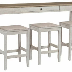 Ashley Furniture Skempton - White - Rect Drm Counter Tbl Set(4/cn) Dining Room Sets