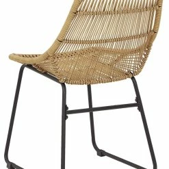 Ashley Furniture Coral - Light Brown/black - Chairs W/table Set (3/cn)