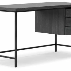 Ashley Furniture Yarlow - Black - Home Office Desk - 3-drawers Desks