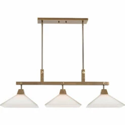 Uttermost Brookdale Industrial 3 Light Linear Chandelier