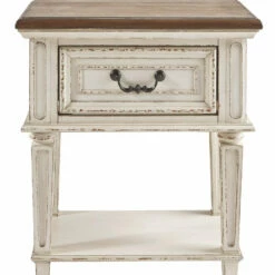 Ashley Furniture Nightstands Realyn - Chipped White - One Drawer Night Stand