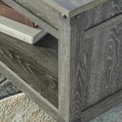 New 🌟 Ashley Furniture Freedan - Grayish Brown - Rect Lift Top Cocktail Table Tables 💯 17 Ashley Furniture Freedan - Grayish Brown - Rect Lift Top Cocktail Table Tables