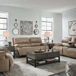 Signature Design By Ashley® Reclining Furniture Ricmen - Power Reclining Sectional Set