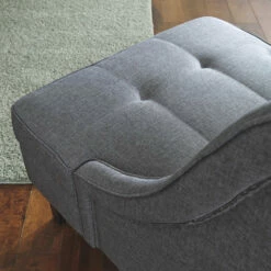 Ashley Furniture Calion - Gunmetal - Accent Chair Chairs