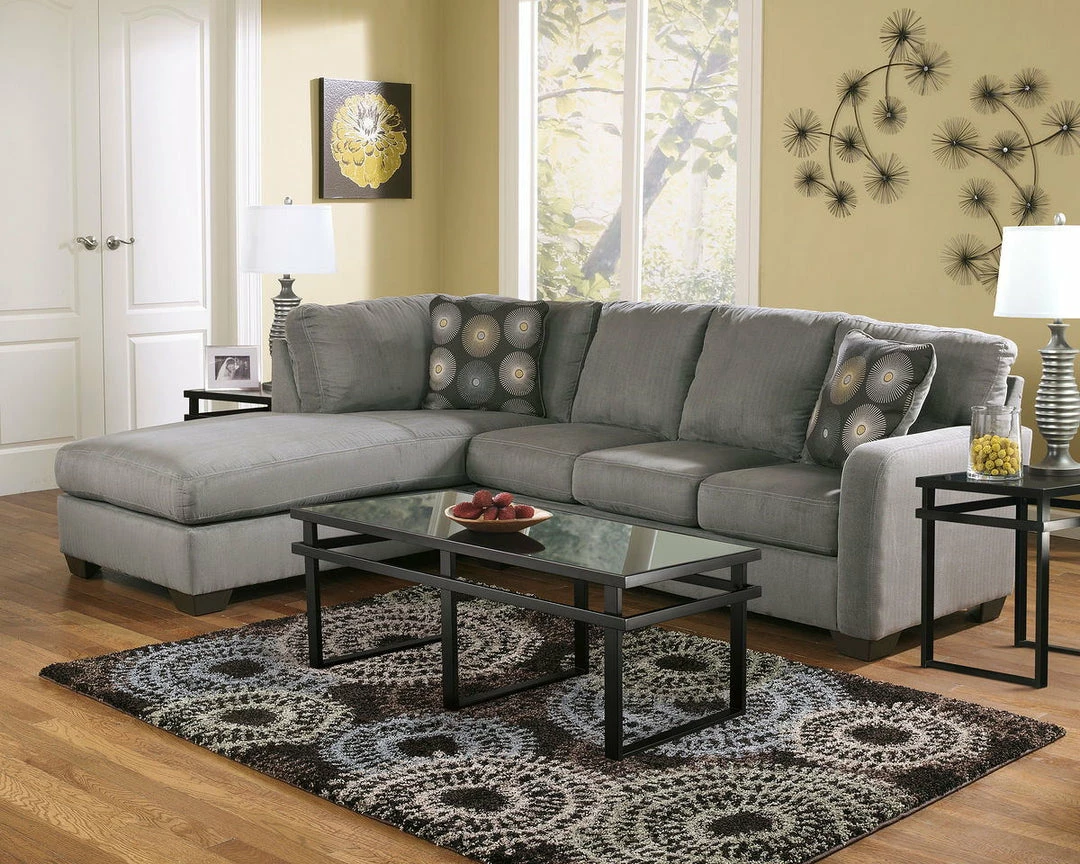 Buy 😍 Signature Design By Ashley® Sectionals Zella - Sectional With Chaise 🔥 5 Signature Design By Ashley® Sectionals Zella - Sectional With Chaise