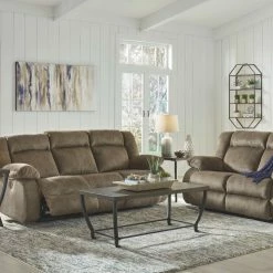 Signature Design By Ashley® Burkner - Reclining Power Sofa, Reclining Power Loveseat