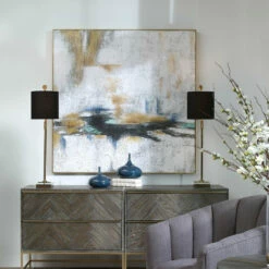 Accessories Uttermost Eclipse Abstract Hand Painted Art