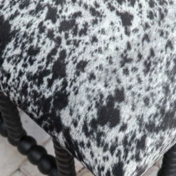 Uttermost Rancho Faux Cow Hide Small Bench Benches