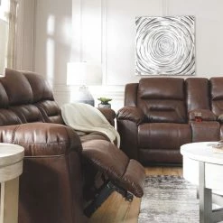 Signature Design By Ashley® Stoneland - Power Reclining Sofa & Loveseat Set