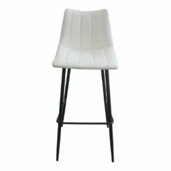 Moe's Home Collection Stools Alibi Barstool Ivory-m2
