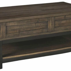 Ashley Furniture Johurst - Grayish Brown - Lift Top Cocktail Table