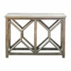 Uttermost Catali Ivory Stone Console Table