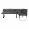 Moe's Home Collection Hanlon Corner Bench Dark Grey Benches