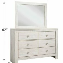 Signature Design By Ashley® Paxberry – Compatible Dresser, Mirror, Panel Bed