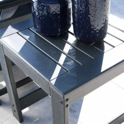 Signature Design By Ashley® Amora - Charcoal Gray - Square End Table