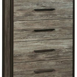 Ashley Furniture Cazenfeld - Black/gray - Five Drawer Chest Chests