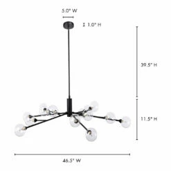 Moe's Home Collection Draco Pendant Lamp Accessories