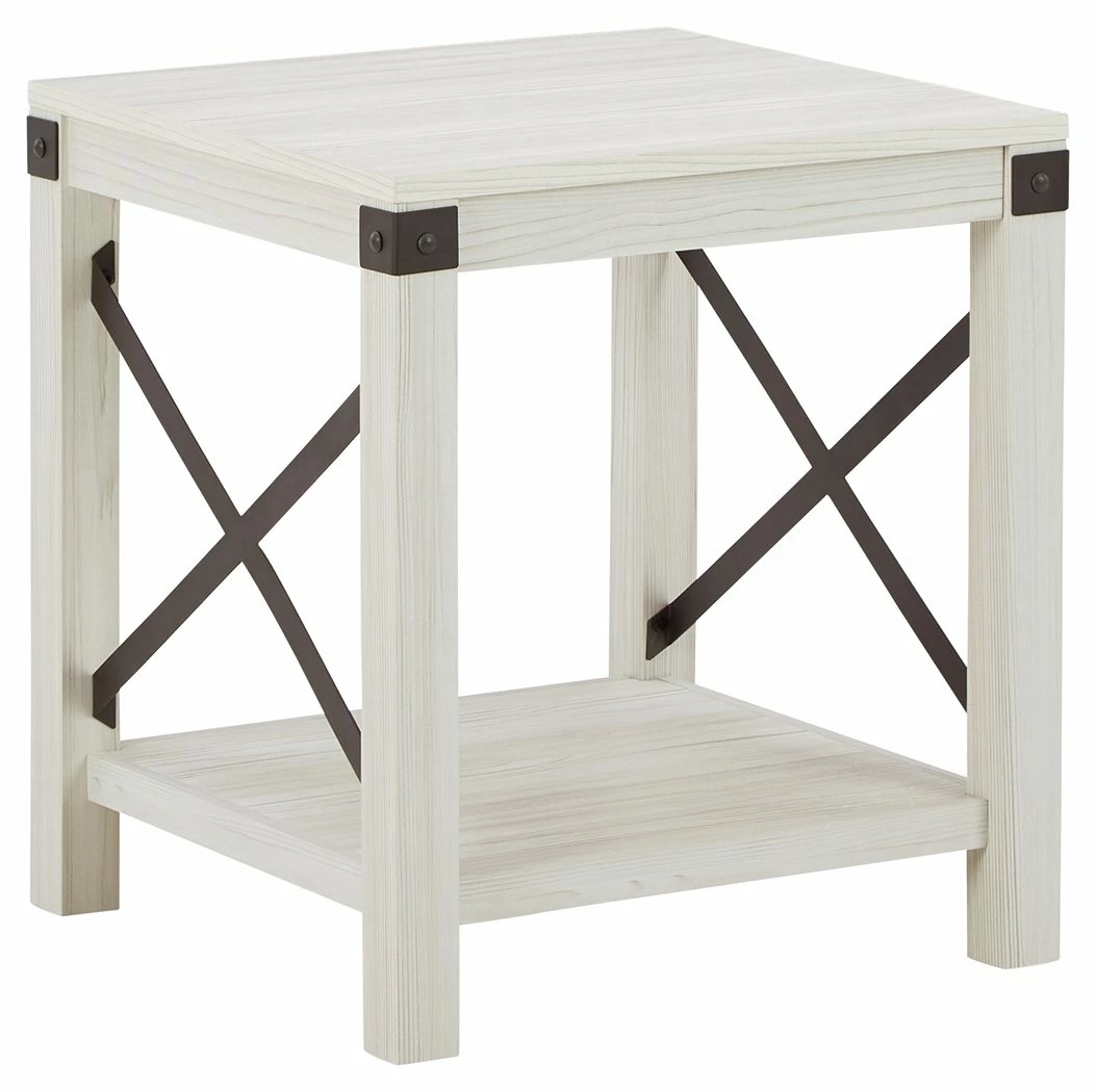 Cheapest ✨ Ashley Furniture Tables Bayflynn - Whitewash - Square End Table 🎁 3 Ashley Furniture Tables Bayflynn - Whitewash - Square End Table