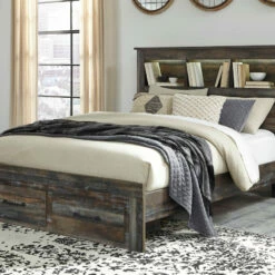 Signature Design By Ashley® Beds Drystan – Storage - Panel Bookcase Bed