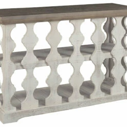 Ashley Furniture Havalance - Gray/white - Console Sofa Table