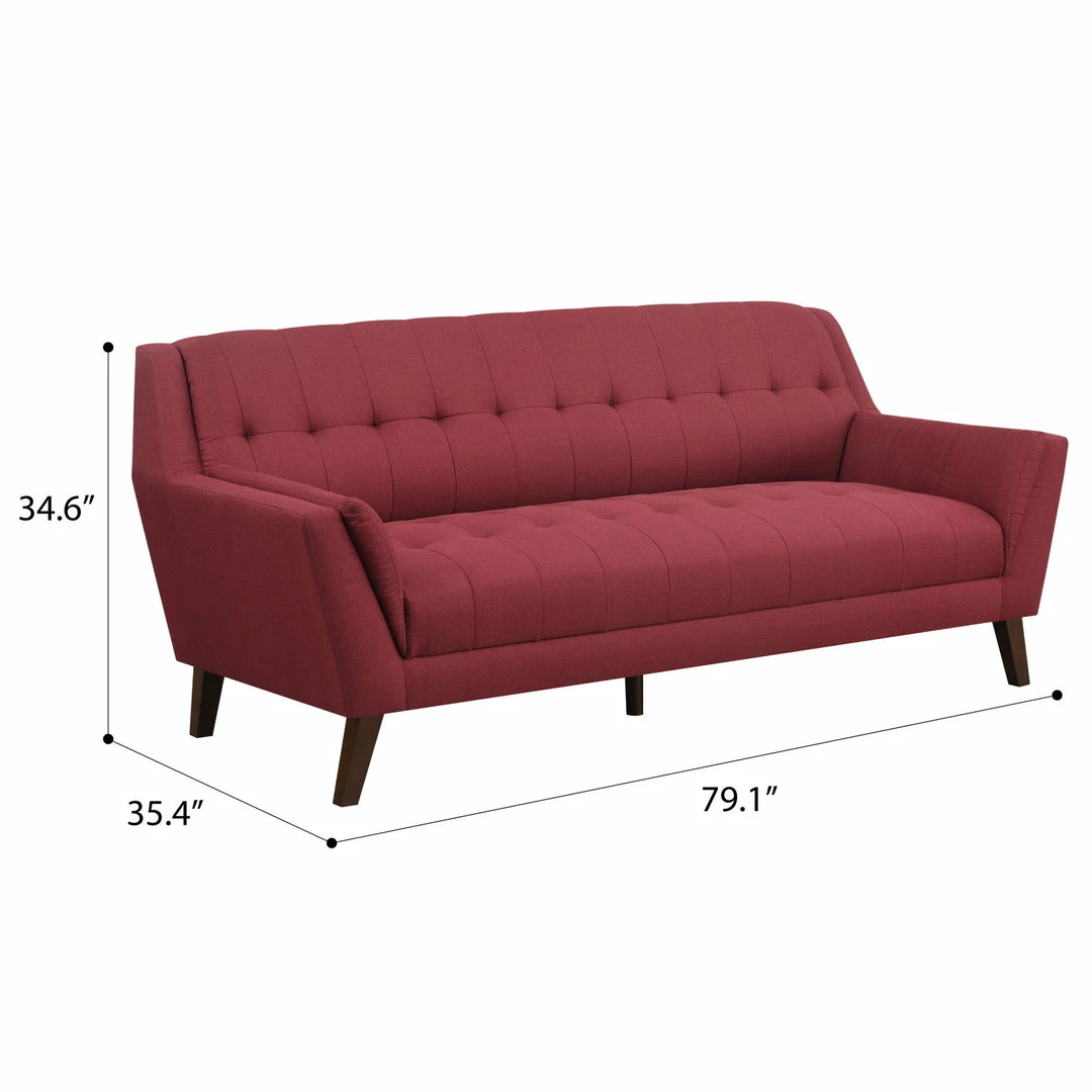 Deals ๐ Emerald Home Binetti Sofa, Brick Red ๐ 7 Emerald Home Binetti Sofa, Brick Red
