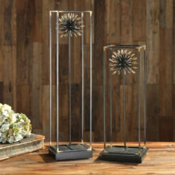 Table Decor Uttermost Flowering Dandelions Sculptures Set/2