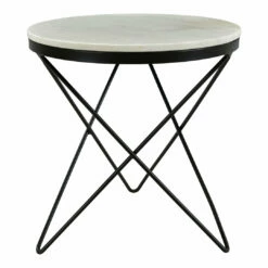 Moe's Home Collection Tables Haley Side Table Black Base