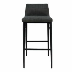 Moe's Home Collection Baron Barstool Charcoal