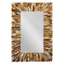 Uttermost Teak Branch Rectangular Mirror Accessories