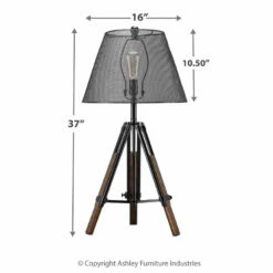 Flash Sale ๐คฉ Ashley Furniture Leolyn - Black/brown - Metal Table Lamp (1/cn) Accessories ๐ 8 Ashley Furniture Leolyn - Black/brown - Metal Table Lamp (1/cn) Accessories