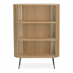 Moe's Home Collection Henrich Oak Bookshelf White Oil