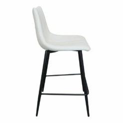 Wholesale 🧨 Moe's Home Collection Alibi Counter Stool Ivory-m2 Stools 💯 12 Moe's Home Collection Alibi Counter Stool Ivory-m2 Stools