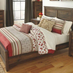 Ashley Furniture Quinden - Dark Brown - Two Drawer Night Stand