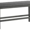 Best Sale 🛒 Ashley Furniture Myshanna - Dark Gray - Double Uph Bench (1/cn) 🔥 1 Ashley Furniture Myshanna - Dark Gray - Double Uph Bench (1/cn)