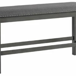 Ashley Furniture Myshanna - Dark Gray - Double Uph Bench (1/cn)
