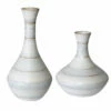 Uttermost Potter Fluted Striped Vases, S/2 Table Decor
