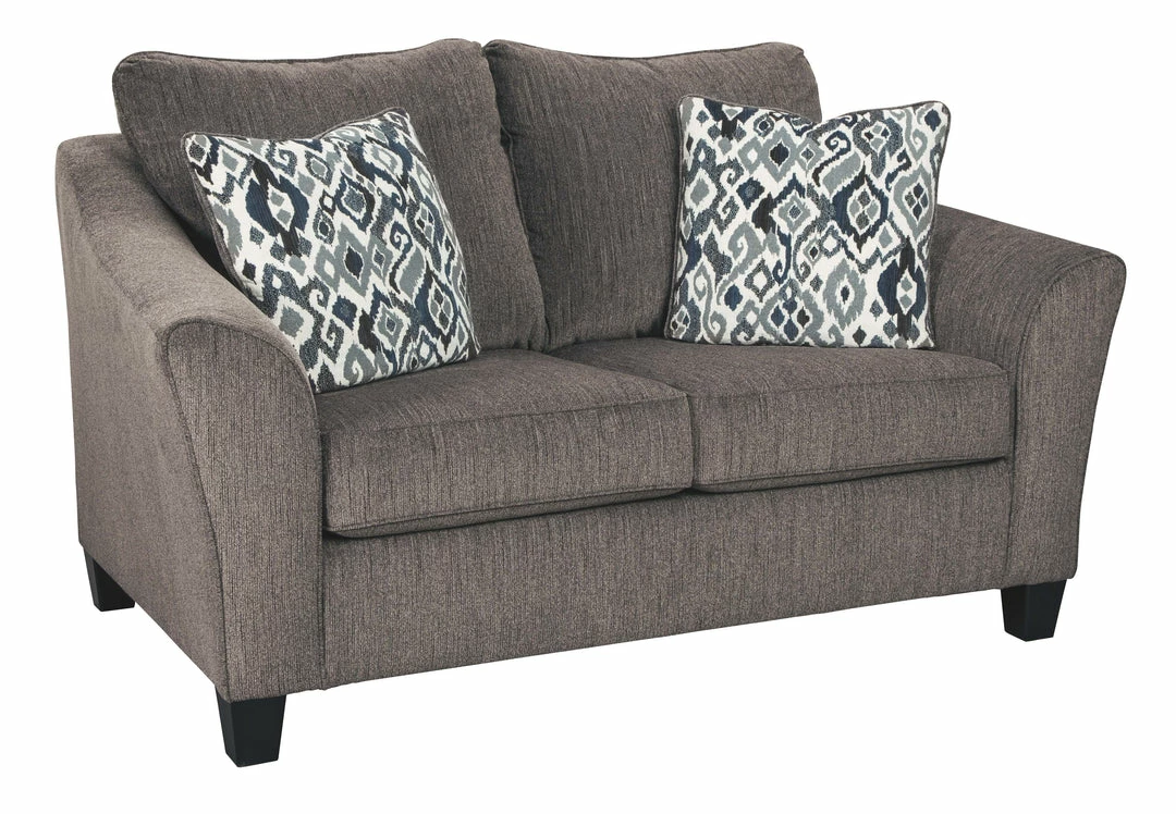 Top 10 ❤️ Ashley Furniture Nemoli - Slate - Loveseat 🤩 3 Ashley Furniture Nemoli - Slate - Loveseat