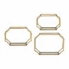 Accessories Uttermost Lindee Gold Wall Shelves S/3