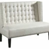 Hot Sale ๐ Ashley Furniture Beauland - Ivory - Accent Bench - Button Tufting Benches ๐ 2 Ashley Furniture Beauland - Ivory - Accent Bench - Button Tufting Benches
