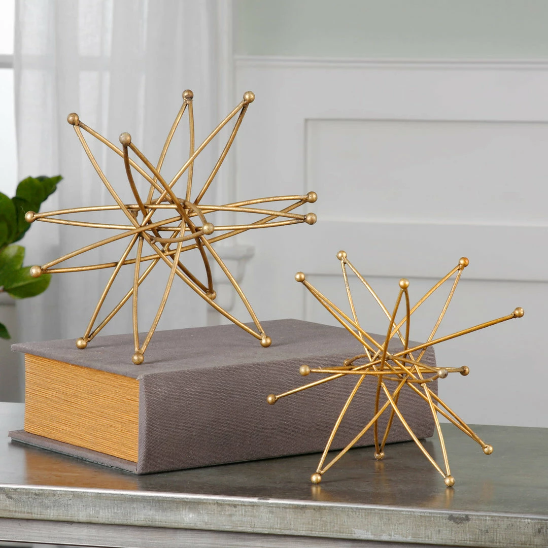 Best deal ๐ Table Decor Uttermost Constanza Gold Atom Accessories, S/2 ๐งจ 4 Table Decor Uttermost Constanza Gold Atom Accessories, S/2