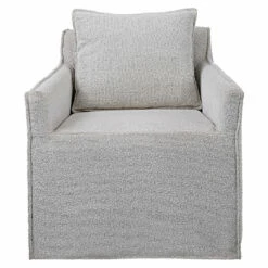 Uttermost Welland Gray Swivel Chair Chairs