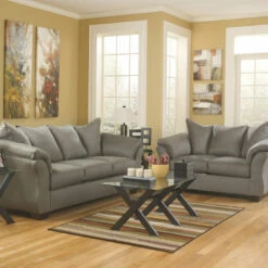 Ashley Furniture Darcy - Loveseat Contemporary - Stationary Loveseats