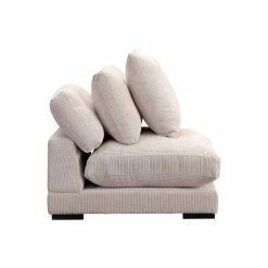 Moe's Home Collection Tumble Slipper Chair Cappuccino Sectional Pieces