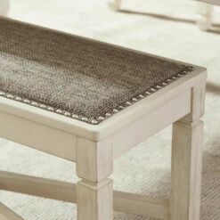 Best Pirce 😍 Ashley Furniture Bolanburg - Beige - Large Uph Dining Room Bench Benches 😀 17 Ashley Furniture Bolanburg - Beige - Large Uph Dining Room Bench Benches