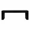 Moe's Home Collection Benches Lazarus Outdoor Bench Black