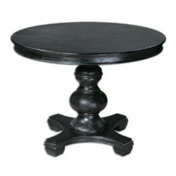 Uttermost Brynmore Wood Grain Round Table Tables