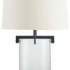 Ashley Furniture Fentonley - Clear/antique Black - Glass Table Lamp (1/cn)