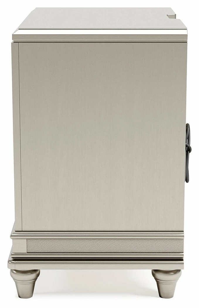 Buy 🔥 Ashley Furniture Chevanna - Platinum - Two Drawer Night Stand Nightstands 😉 7 Ashley Furniture Chevanna - Platinum - Two Drawer Night Stand Nightstands