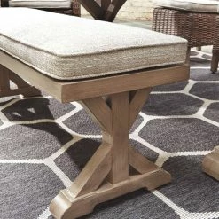 Ashley Furniture Beachcroft - Beige - Bench With Cushion