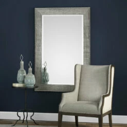Cheap 🔔 Uttermost Leiston Metallic Silver Mirror Accessories 🤩 8 Uttermost Leiston Metallic Silver Mirror Accessories